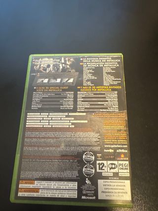 Guitar Hero Metallica Xbox 360