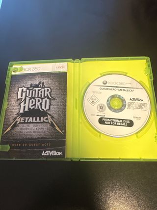 Guitar Hero Metallica Xbox 360