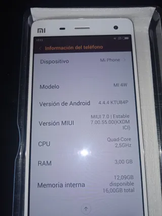 Mi 4 16GB Blanco 5" FullHD