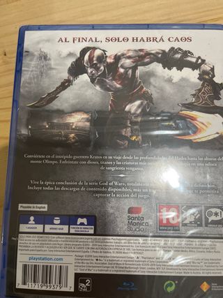 God of War III Remasterizado PS4