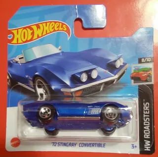 Hot Wheels 72 Stingray Convertible Azul