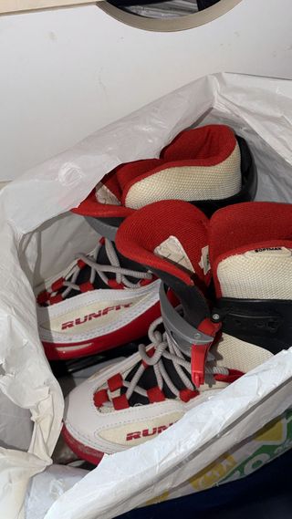 Pattini Runfit Rossi e Bianchi