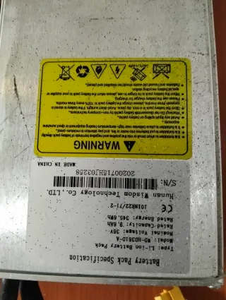 Batería Li-ion 36V 9.6Ah