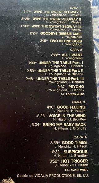 Pop History Vol.2 1971y Fabuloso Jimi Hendrix 1972