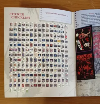 Album Stranger Things Panini, Poster e 6 Figurine