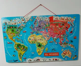 Puzzle Mapa del Mundo Infantil