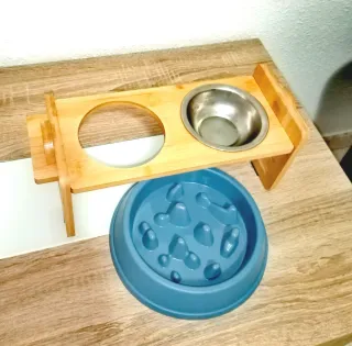 Lote 2 comederos para perros