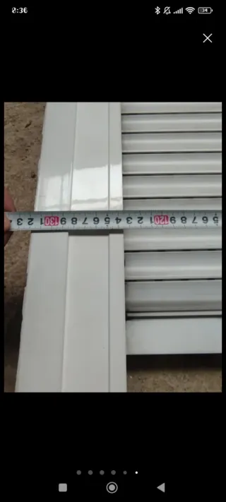 Ventana aluminio con contraventana