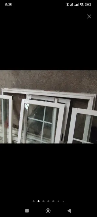 Ventana aluminio con contraventana