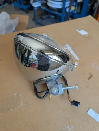 Faro Harley Davidson Cromato Originale 7 pollici