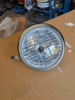 Faro Harley Davidson Cromato Originale 7 pollici