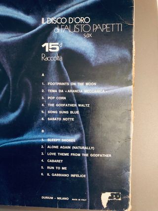 Vinile Il Disco d'Oro Fausto Papetti