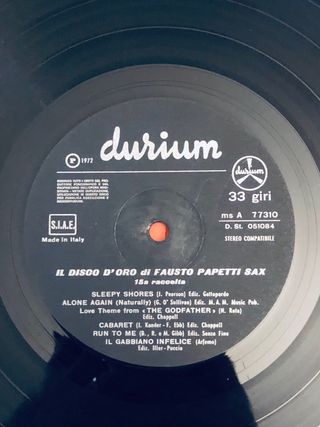 Vinile Il Disco d'Oro Fausto Papetti