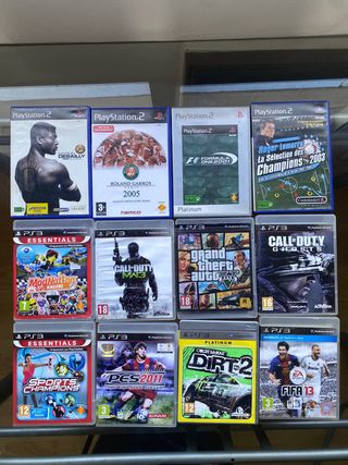 Lote 12 Giochi PS3 e PS2: GTA V, Call of Duty, PES