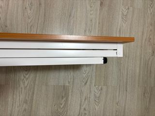 Mesa escritorio plegable madera y metal