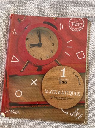 Libro matemáticas 1eso,2 trimestre