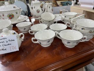 Vajilla San Claudio Flores y Frutas