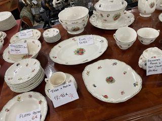 Vajilla San Claudio Flores y Frutas