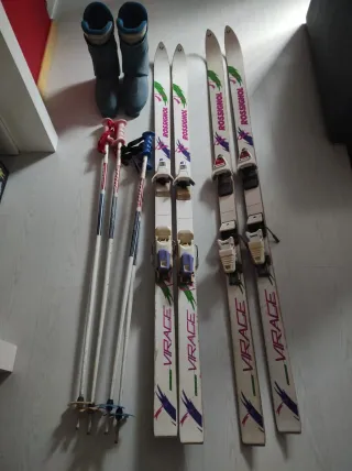 Botas y esquís Rossignol R 66