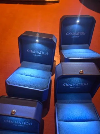 Cajas de anillos CHAINATION (4 unidades)