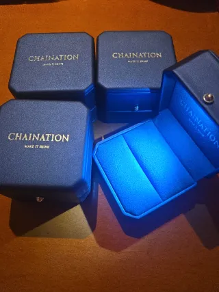 Cajas de anillos CHAINATION (4 unidades)
