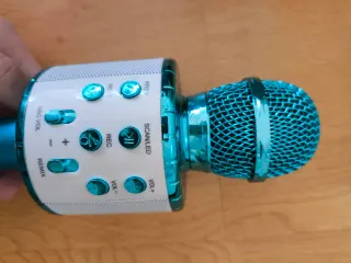 Micrófono Karaoke Azul