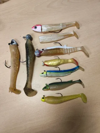 Lote señuelos pesca pequeños