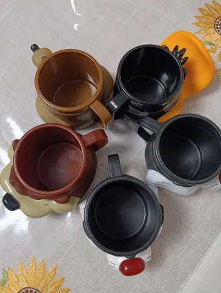 Set 5 tazze da collezione