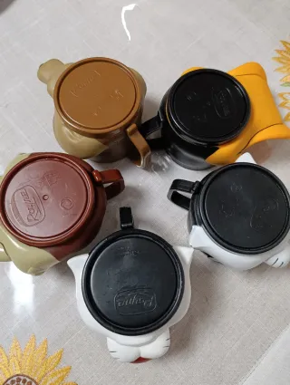 Set 5 tazze da collezione