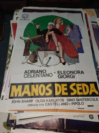 Cartel de película Manos de Seda