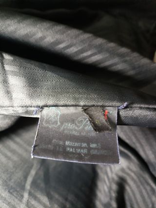 Chaqueta Piel Vintage Negra