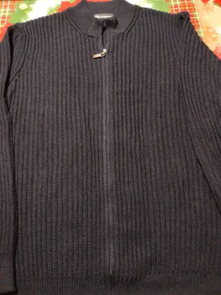 Maglione Il Granchio zip nero