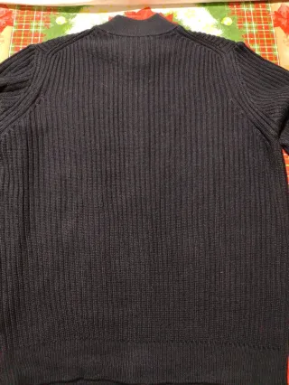 Maglione Il Granchio zip nero