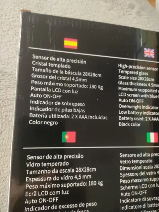 Báscula Baño Digital Euro Life CD-28B