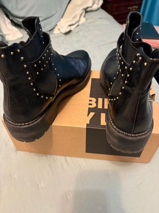 Botines negros Stradivarius Talla 40