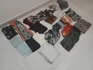 20 pañuelos tipo fulares