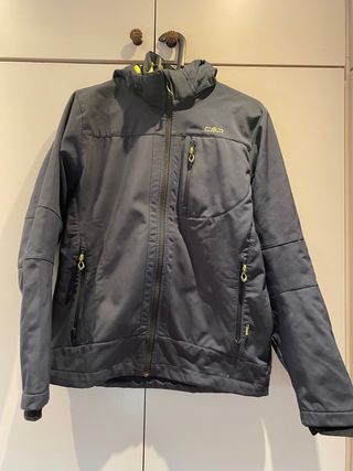 Anorak CMP negro con capucha