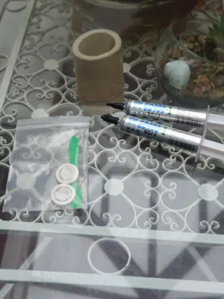 Pasta térmica jeringa PC electrónica