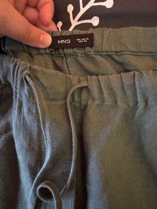 Mango Pantalón de traje de lino COMO NUEVO