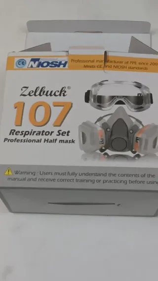 Máscara Respirador Zelbuck 107 CE NIOSH