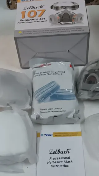 Máscara Respirador Zelbuck 107 CE NIOSH