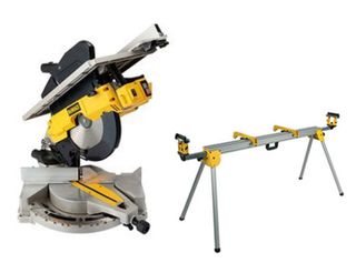 Ingletadora Dewalt con caballete