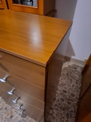 Cassettiera in legno da 6 cassetti