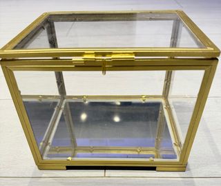 Scatola porta oggetti in alluminio e plexiglas