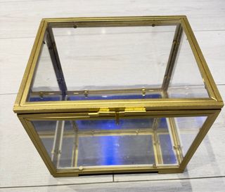 Scatola porta oggetti in alluminio e plexiglas