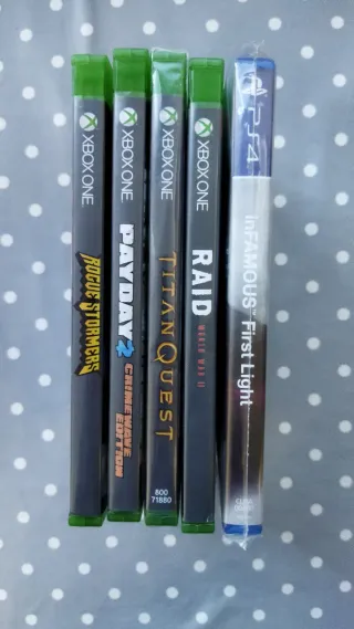 Pack 5 Videojuegos PS4 y Xbox One