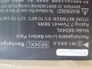 Batería portátil HP SE04XL Li-ion 7.7V 41.58Wh