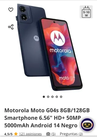 Motorola Moto G04s 128GB Negro