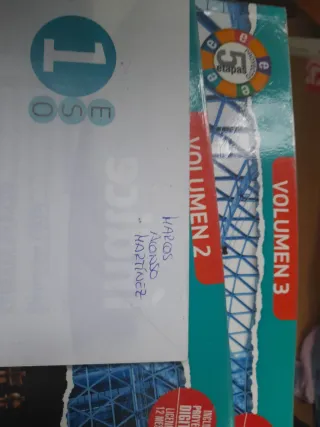 Matemáticas 1 ESO 3 volúmenes Proyecto 5 etapas