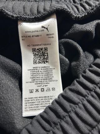 Conjunto Deportivo Puma Blanco y Negro